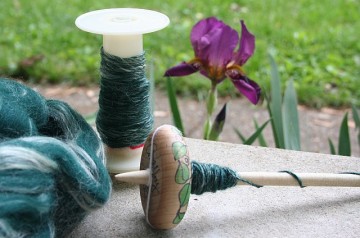 Wool/Silk blend spinning